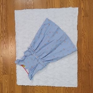 Penelope Mack Blue/Pink Floral Dress, Girls Size 6X, Excellent Condition!